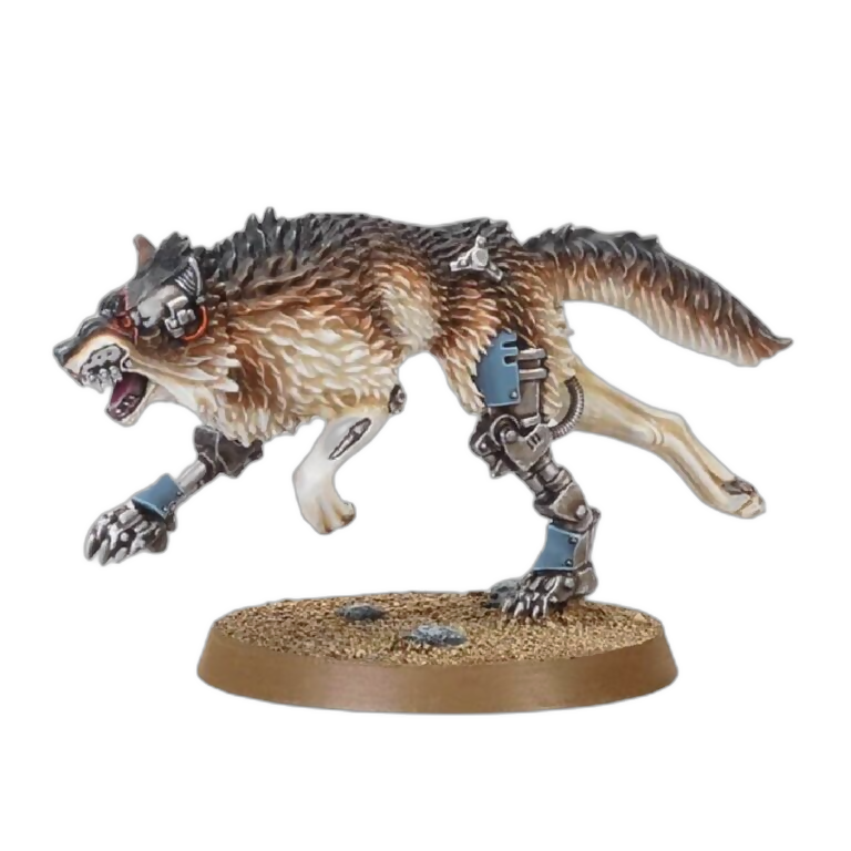 Cyberwolf (Unpainted) (Assembled) From Warhammer 40k