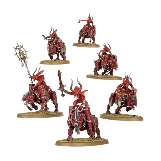 Daemons Of Khorne Bloodcrushers (Unpainted) (Assembled) From Warhammer 40k on Wargame Trader