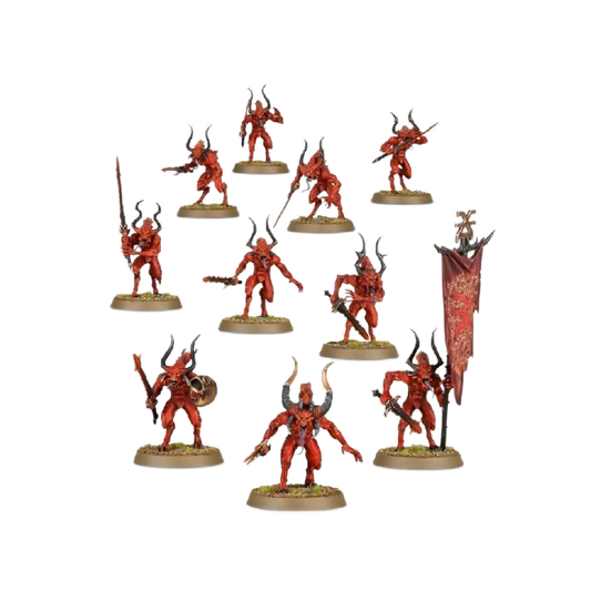 Daemons Of Khorne Bloodletters (Unpainted) (Assembled) From Warhammer 40k on Wargame Trader