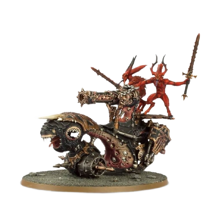 Daemons Of Khorne Skull Cannon (Custom Painted) (Assembled) From Warhammer 40k on Wargame Trader