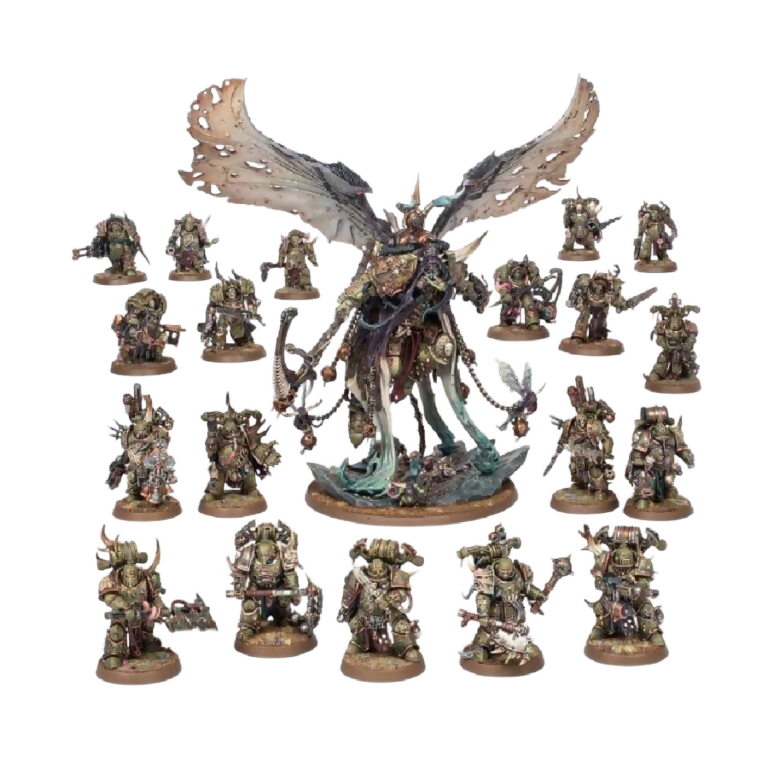 Death Guard – Council of The Death Lord (Unpainted) (Assembled) From Warhammer 40k on Wargame Trader