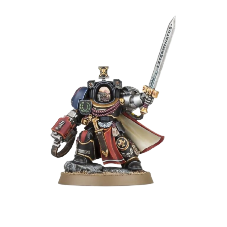 Deathwatch Terminator Captain (Unpainted) (Assembled) From Warhammer 40K on Wargame Trader