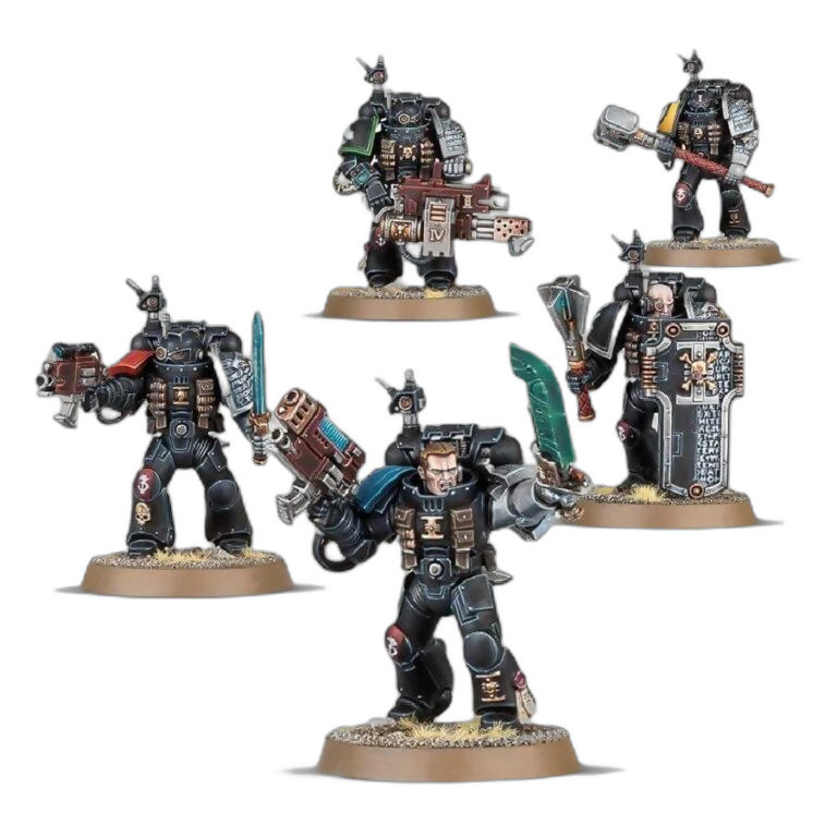 Deathwatch Veterans (Custom Painted) (Assembled) From Warhammer 40k on Wargame Trader