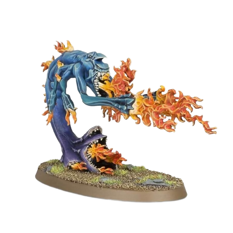 Exalted Flamer of Tzeentch (Unpainted) (Assembled) From Warhammer 40k on Wargame Trader