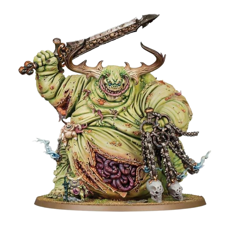 Great Unclean One (Unpainted) (Assembled) From Warhammer 40k
