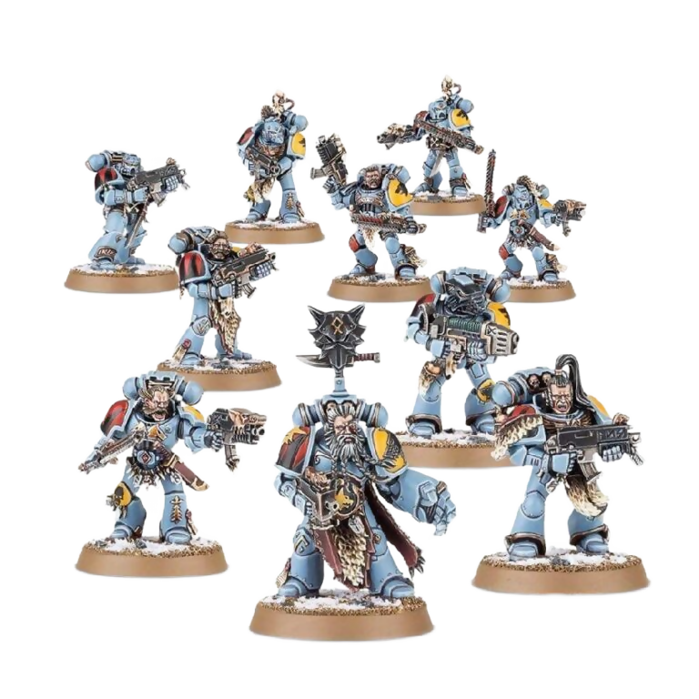 Grey Hunters (Custom Painted) (Assembled) From Warhammer 40k