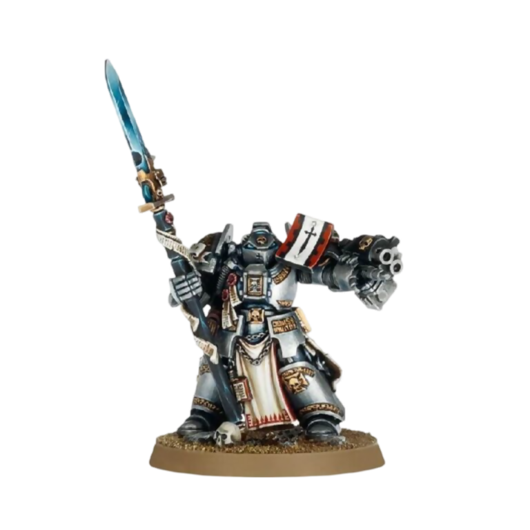 Grey Knights Brother Captain (Unpainted) (Assembled)