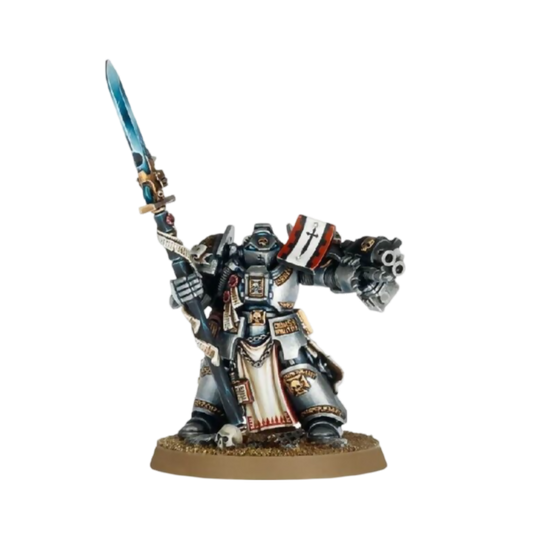 Grey Knights Brother Captain (Custom Painted) (Assembled) From Warhammer 40k on Wargame Trader