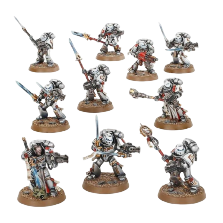 Grey Knights Purifier Squad (Unpainted) (Assembled)