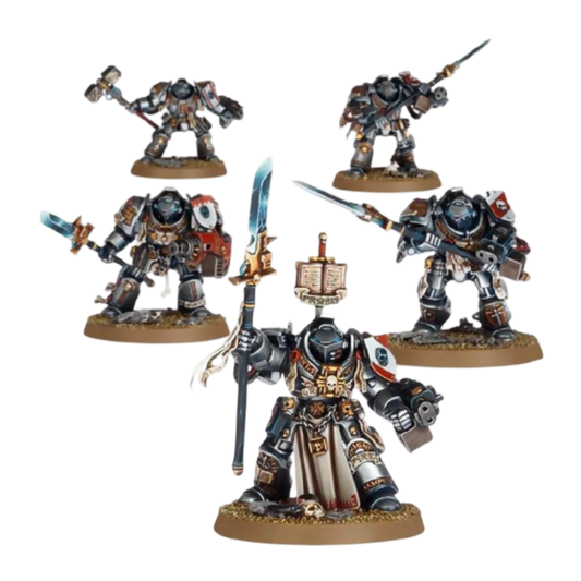 Grey Knights Terminator Squad (Custom Painted) (Assembled) From Warhammer 40k on Wargame Trader