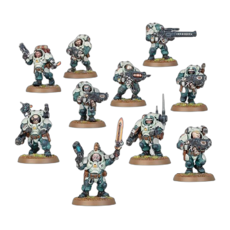 Hearthkyn Warriors (Custom Painted) (Assembled) From Warhammer 40k on Wargame Trader