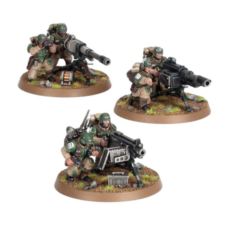Heavy Weapons Squad (Unpainted) (Assembled) From Warhammer 40k on Wargame Trader