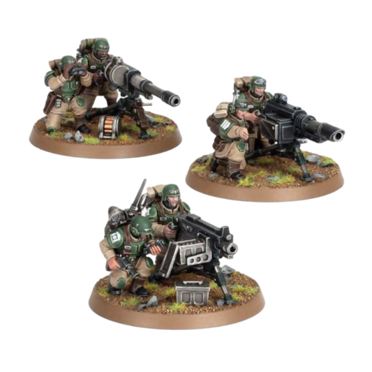 Heavy Weapons Squad (Unpainted) (Assembled) From Warhammer 40k on Wargame Trader