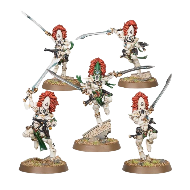 Howling Banshees (Unpainted) (Assembled) From Warhammer 40k