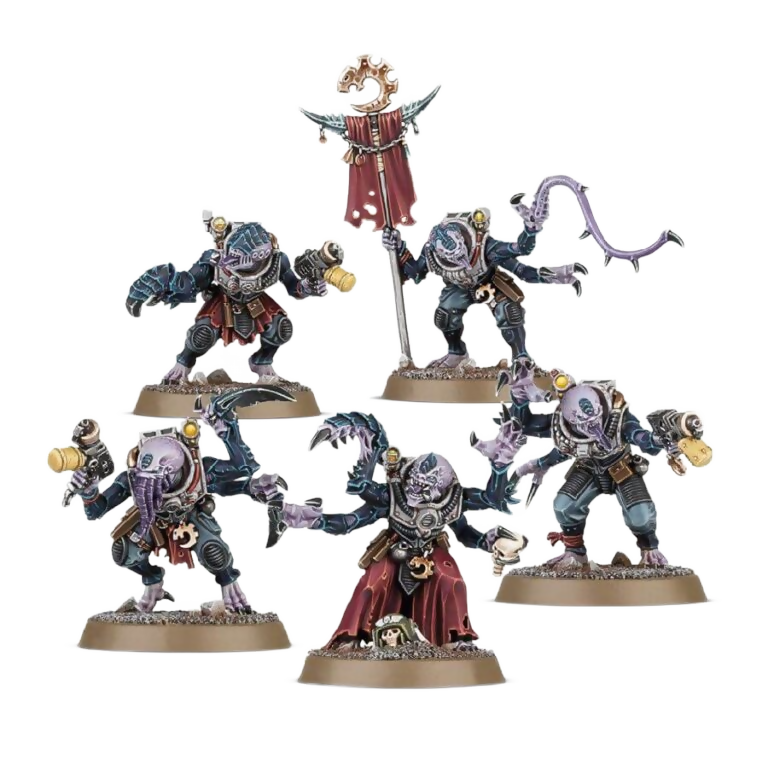 Hybrid Metamorphs (Unpainted) (Assembled) From Warhammer 40k