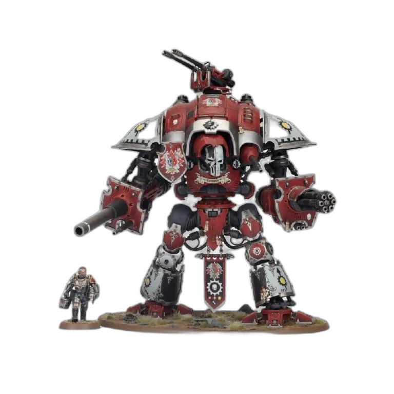 Imperial Knight Crusader (Unpainted) (Assembled) From Warhammer 40k