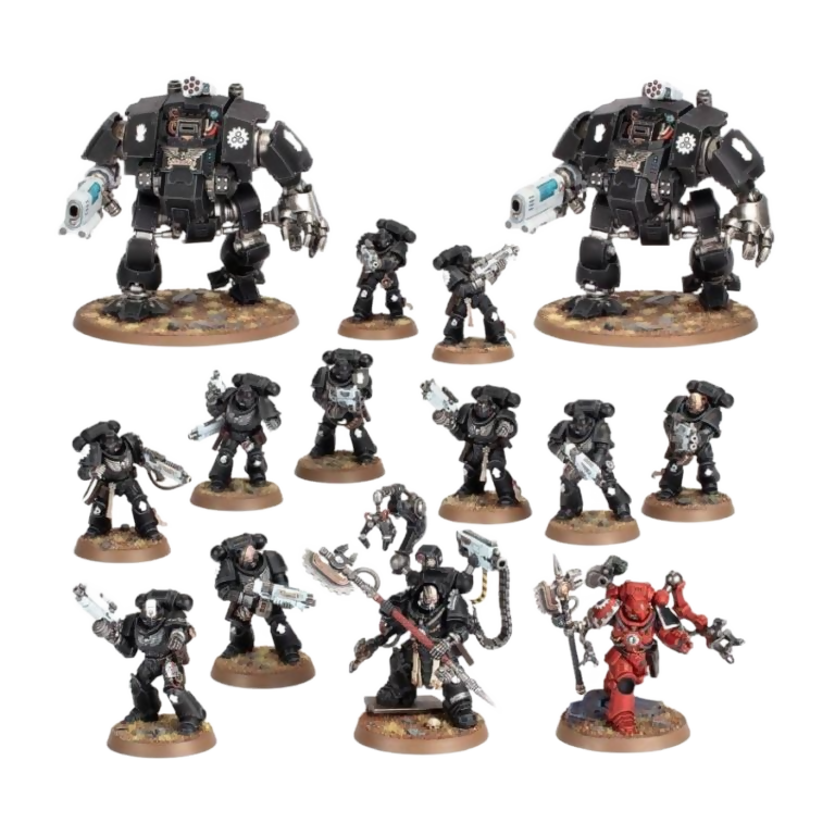 Iron Hands – March of Iron Strike Force (Unpainted) (Assembled) From Warhammer 40k