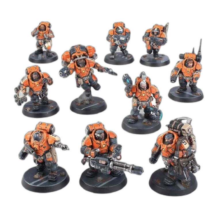 Kill Team: Hearthkyn Salvagers (Custom Painted) (Assembled) From Warhammer 40k on Wargame Trader