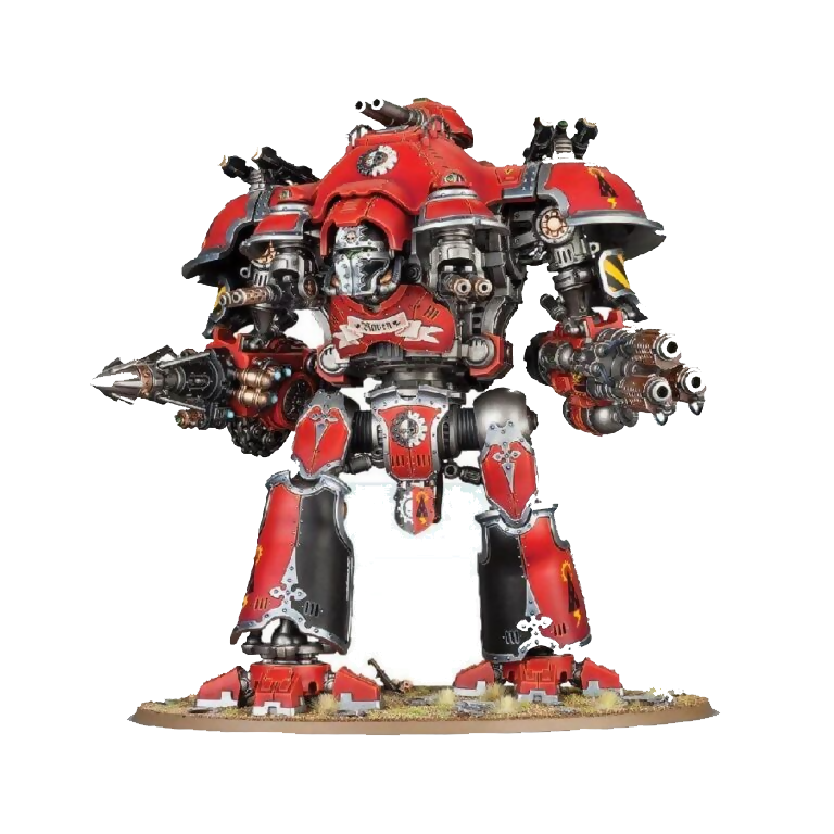 Knight Valiant (Unpainted) (Assembled) From Warhammer 40k