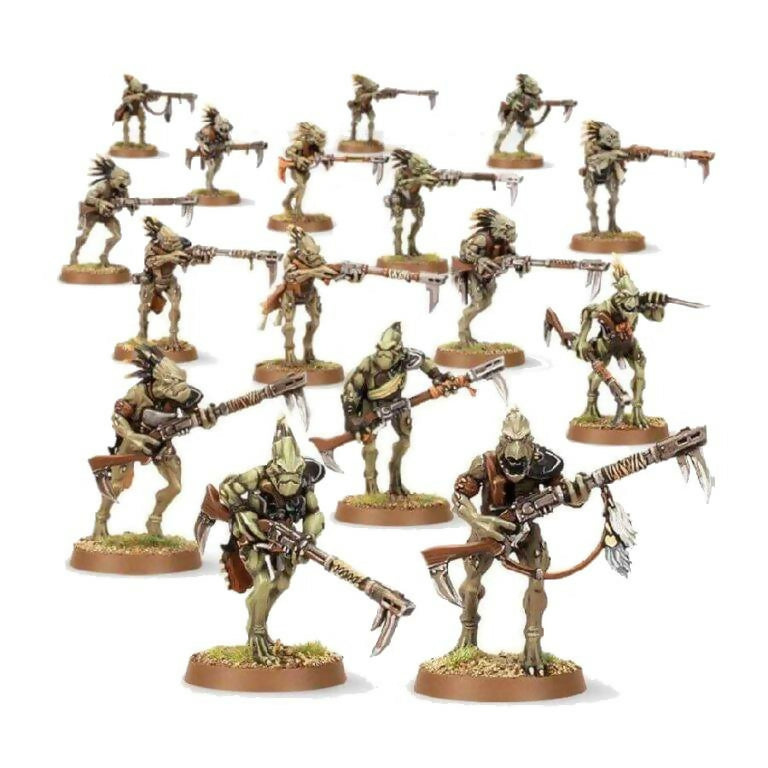 Kroot Carnivore Squad (Unpainted) (Assembled) From Warhammer 40k