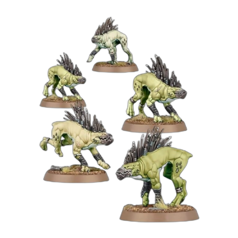 Kroot Hounds (Unpainted) (Assembled) From Warhammer 40K
