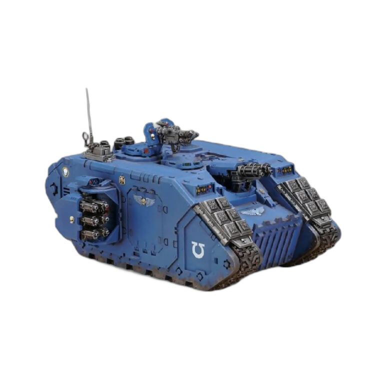 Land Raider Crusader (Unpainted) (Assembled) From Warhammer 40K