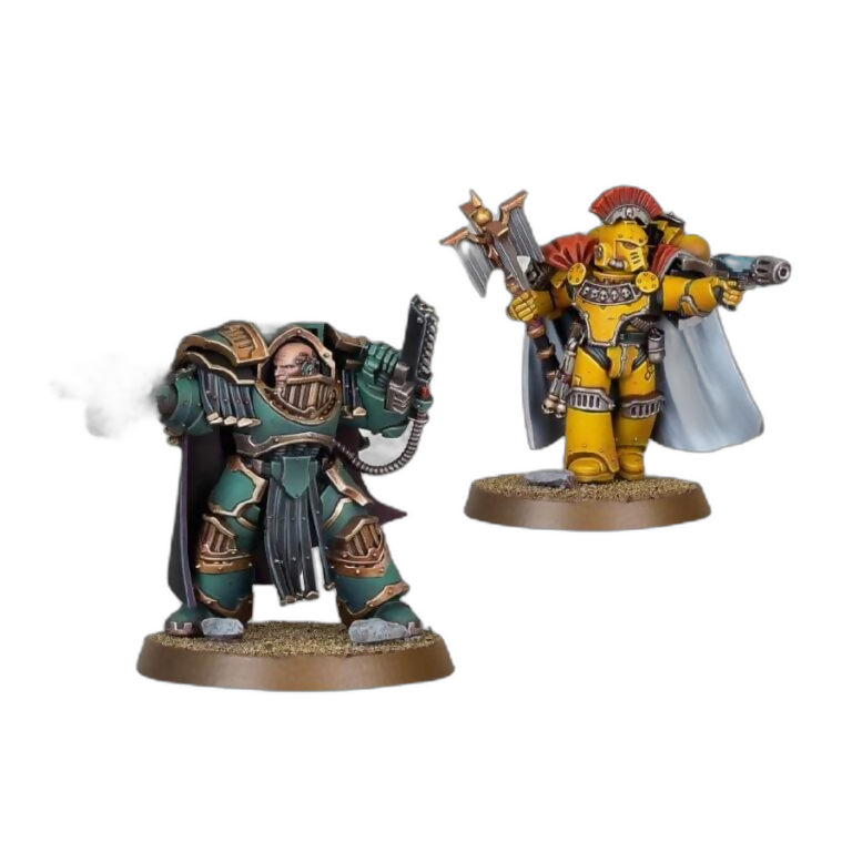 Legion Cataphractii Praetor & Chaplain Consul (Unpainted) (Assembled)