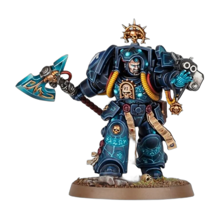 Librarian in Terminator Armour (Unpainted) (Assembled) From Warhammer 40k on Wargame Trader