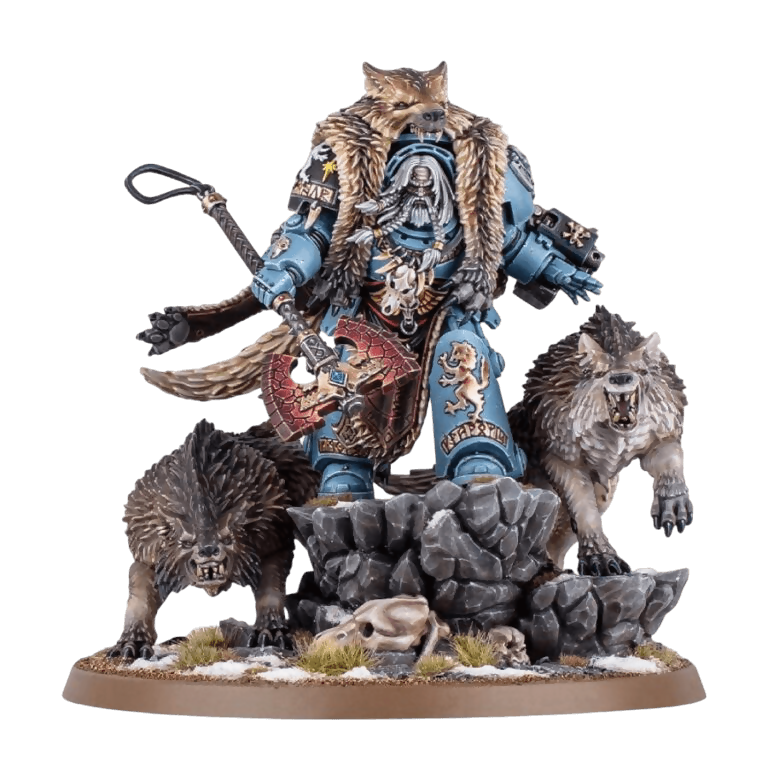 Logan Grimnar Custom Painted Assembled Miniature From Warhammer 40K on Wargame Trader