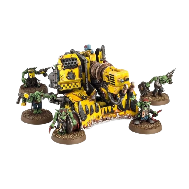 Mek Gunz: Kustom Mega-kannon (Custom Painted) (Assembled) From Warhammer 40k on Wargame Trader