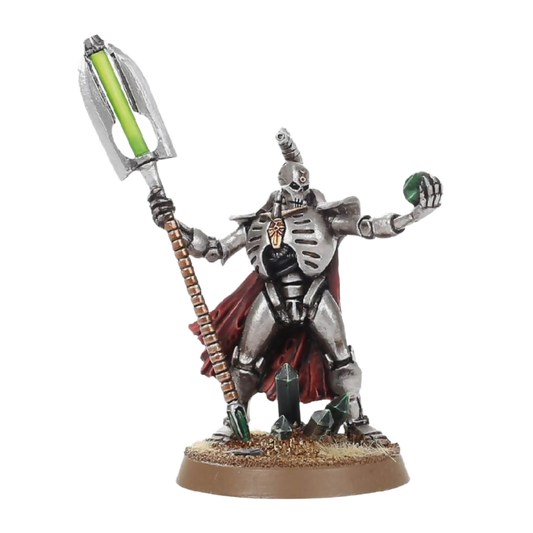 Necron Lord with Resurrection Orb (Unpainted) (Assembled) From Warhammer 40k on Wargame Trader