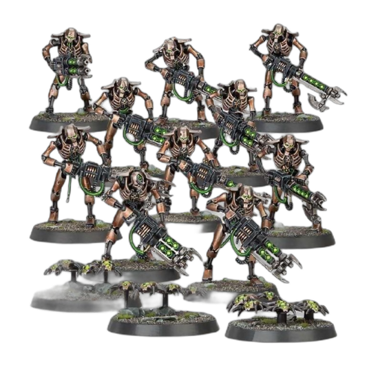 Necron Warriors (Unpainted) (Assembled) From Warhammer 40k on Wargame Trader