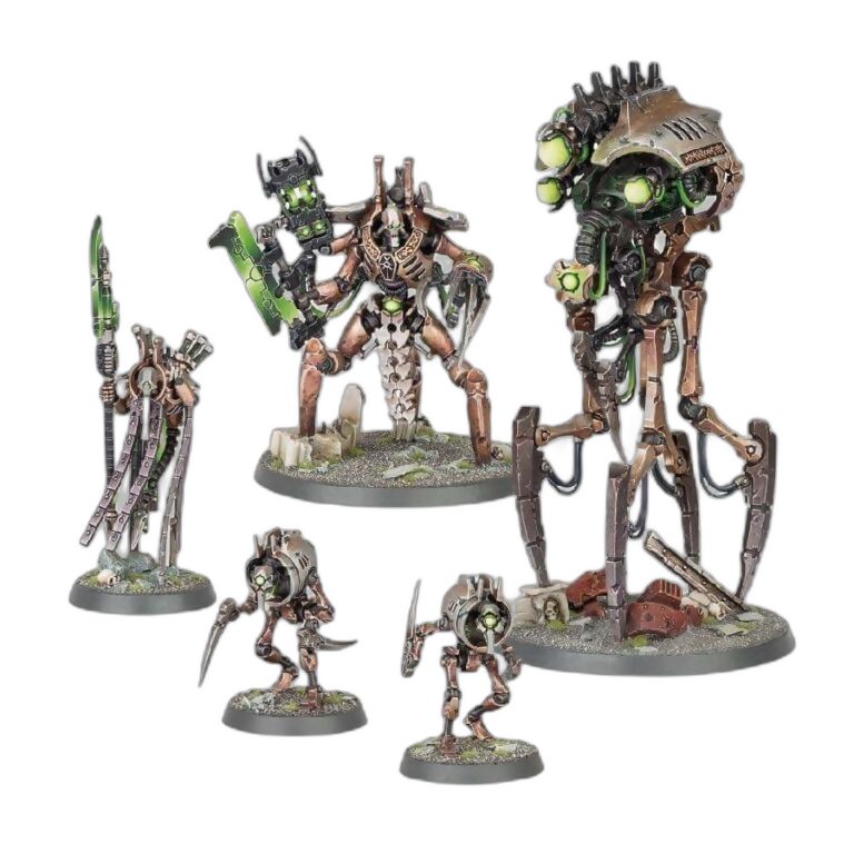 Necrons Royal Court (Unpainted) (Assembled)