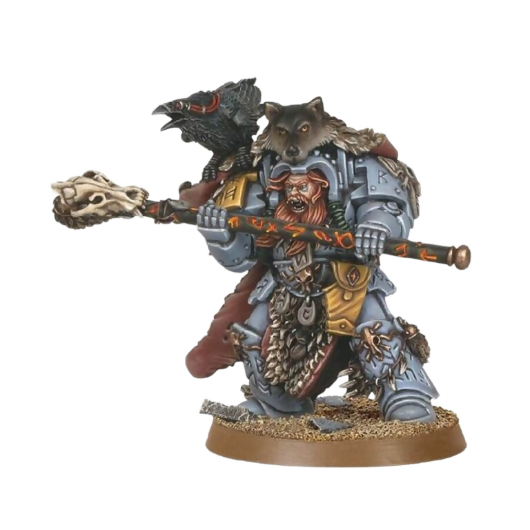 Njal Stormcaller in Terminator Armour Unpainted New in Box Warhammer 40k Miniature