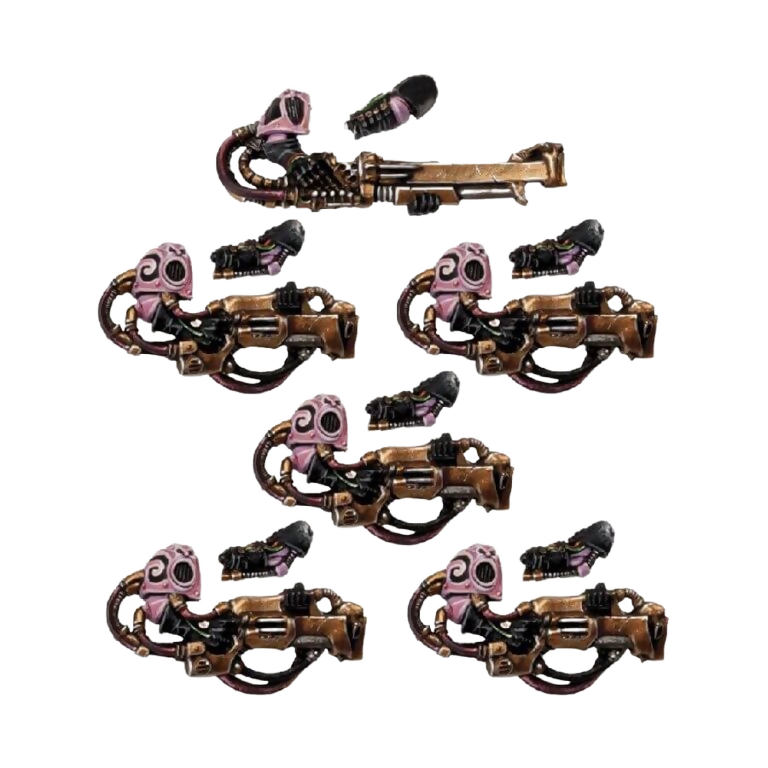 Noise Marines Sonic Weapons (Custom Painted) (Assembled) From Warhammer 40k on Wargame Trader