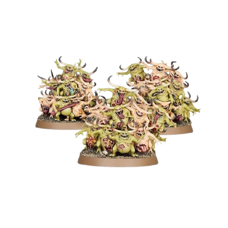 Nurglings (Unpainted) (Assembled) From Warhammer 40k