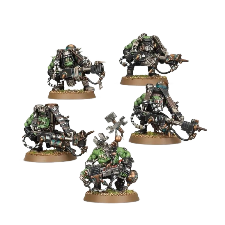 Ork Burna Boyz (New In Box) From Warhammer 40k