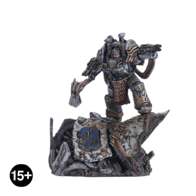 Perturabo, Primarch of The Iron Warriors Legion – A Forge World Miniature (Custom Painted) (Assembled) From Warhammer 40k