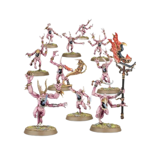 Pink Horrors of Tzeentch (Unpainted) (Assembled) From Warhammer 40k on Wargame Trader