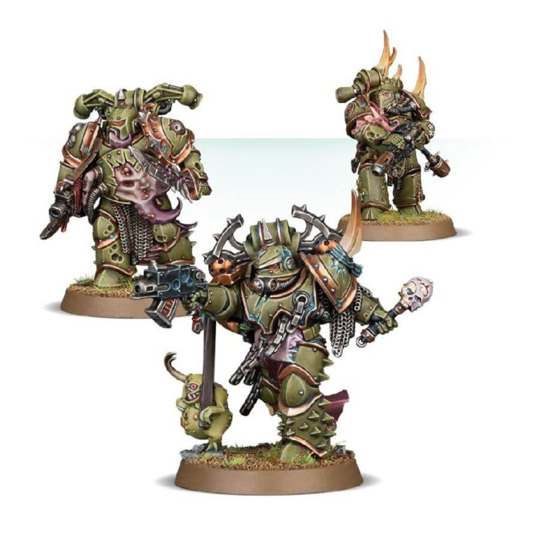 Plague Marine Reinforcements (Custom Painted) (Assembled) From Warhammer 40k