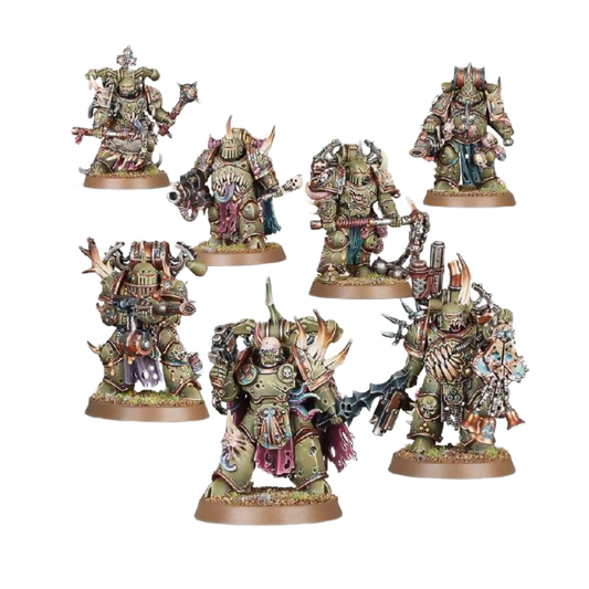 Plague Marines (Custom Painted) (Assembled) From Warhammer 40k on Wargame Trader