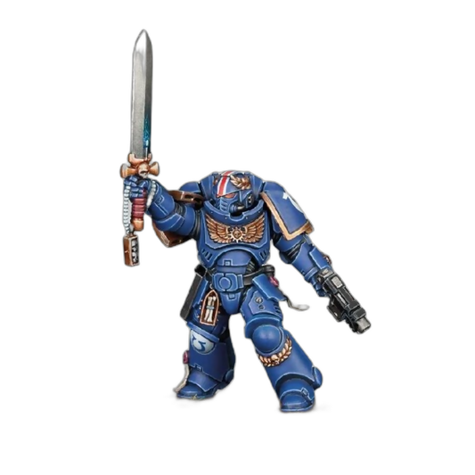 Primaris Lieutenant with Power Sword (Custom Painted) (Assembled) From Warhammer 40k on Wargame Trader