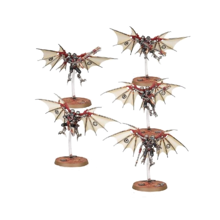 Pteraxii Sterylizors (Unpainted) (Assembled) From Warhammer 40k