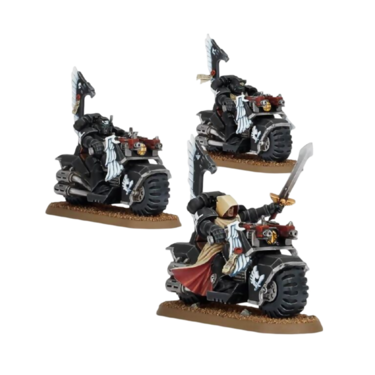 Ravenwing Bike Squadron (Unpainted) (Assembled) From Warhammer 40k