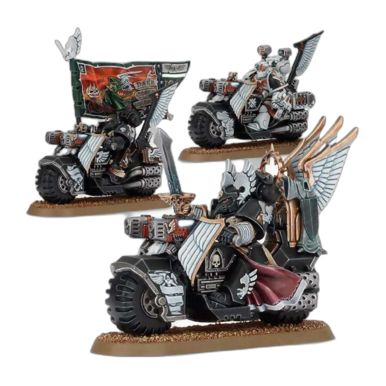 Ravenwing Black Knights (Unpainted) (Assembled)