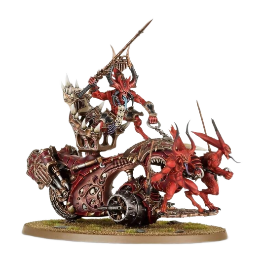 Rendmaster, Herald of Khorne on Blood Throne (Custom Painted) (Assembled) From Warhammer 40k on Wargame Trader