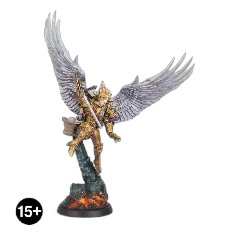 Sanguinius, Primarch of The Blood Angels Legion – A Forge World Miniature (Custom Painted) (Assembled) From Warhammer 40k on Wargame Trader
