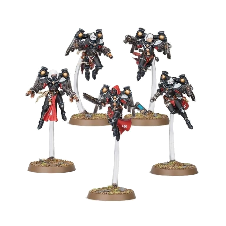 Seraphim Squad (Unpainted) (Assembled) From Warhammer 40k