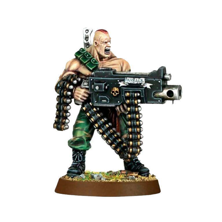 Sergeant Harker (Unpainted) (Assembled) From Warhammer 40k