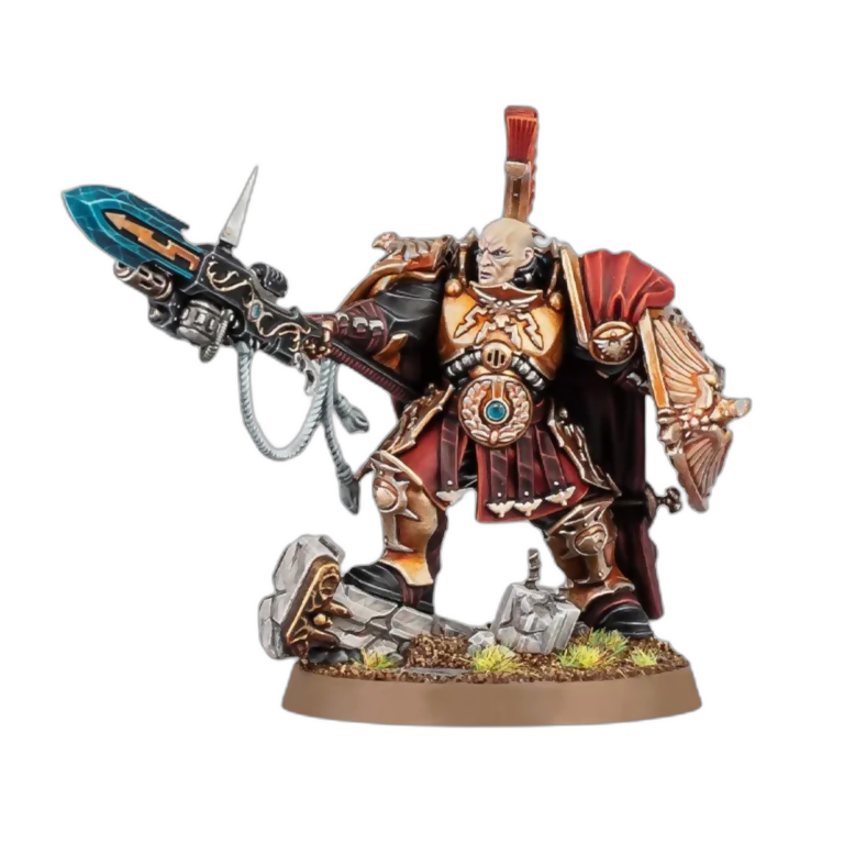 Shield-Captain (Unpainted) (Assembled) From Warhammer 40k